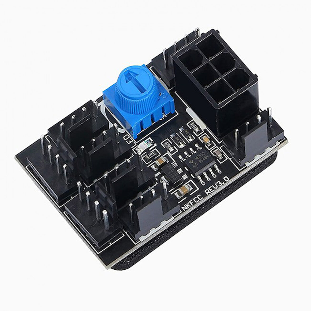 DC 12v 3pin 4 pin 8 kanallı PC fan hız kontrolü modülü 
