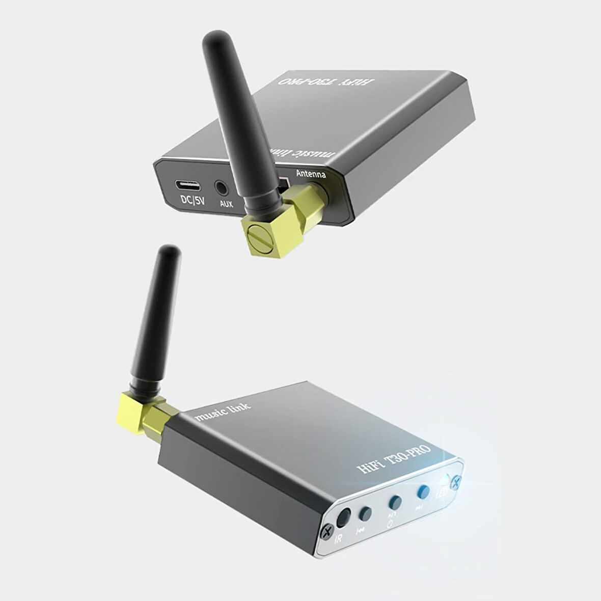 Çok fonksiyonlu Bluetooth ses alıcısı HIFI kayıpsız müzik USB AUX RCA