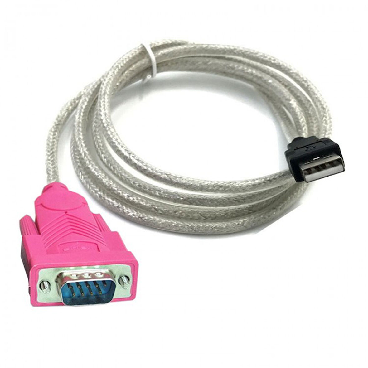 USB 2.0 to RS232 Seri com Port  USB DB9 Pin Erkek Dönüştürücü Kablo 1.30m