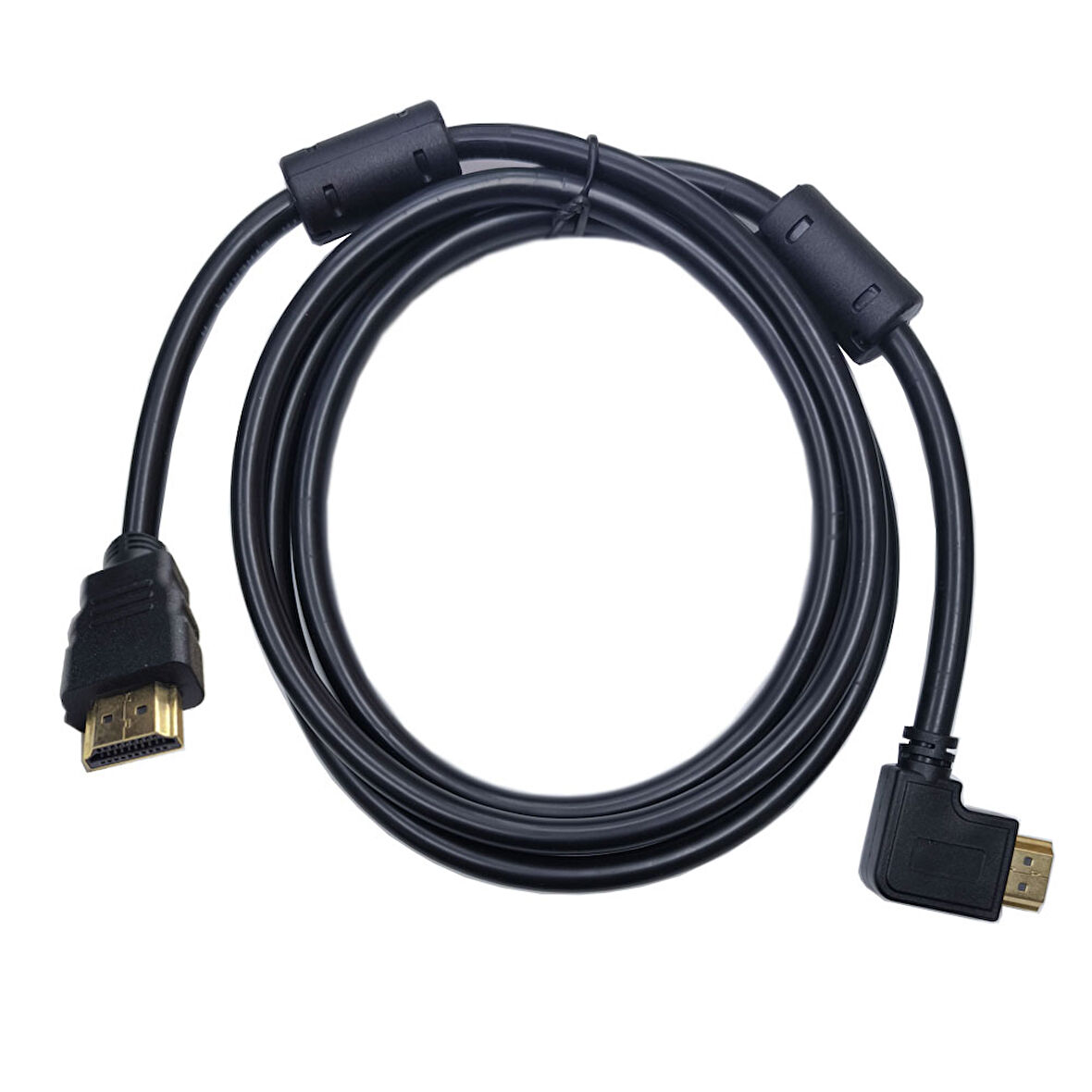Hdmı L tipi 90 derece kablo hdmi L sağ açılı kablo 1.5m