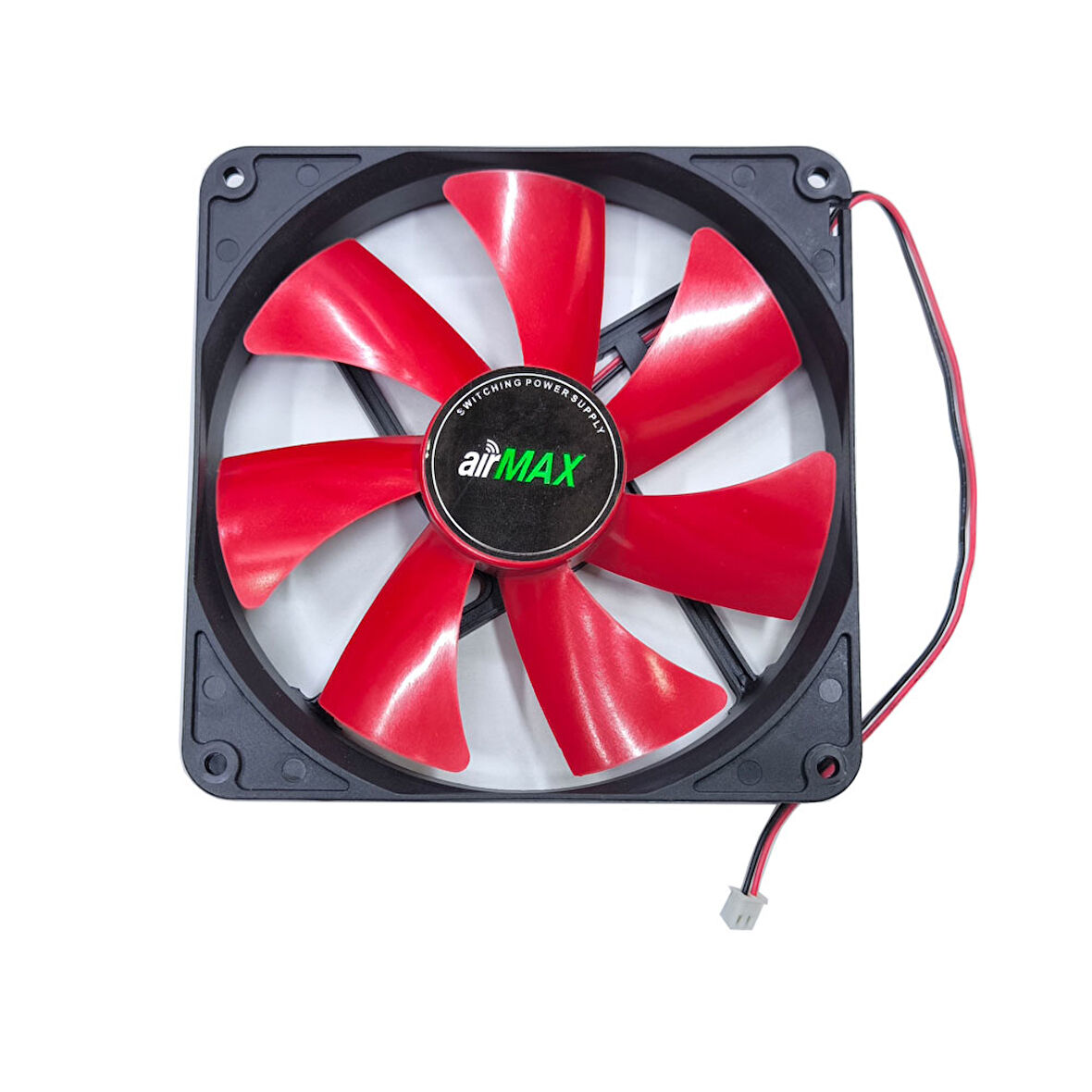 14 cm 12v 2 pinli fan 14*14*2.5cm ölçülerinde 12 volt 2 pimli soğutucu fan