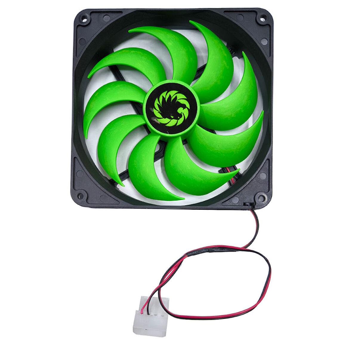 12v 14cm molex power girişli fan 14*14*2.5cm ölçülerinde 12 volt fan