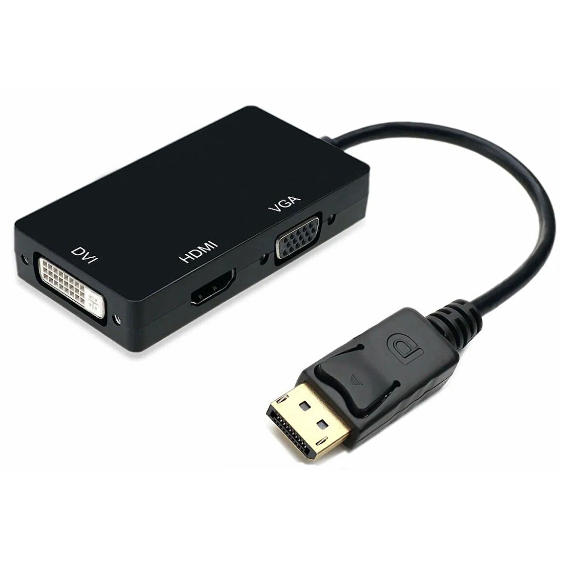 Display port to DVI VGA HDMI çevirici dönüştürücü aparat