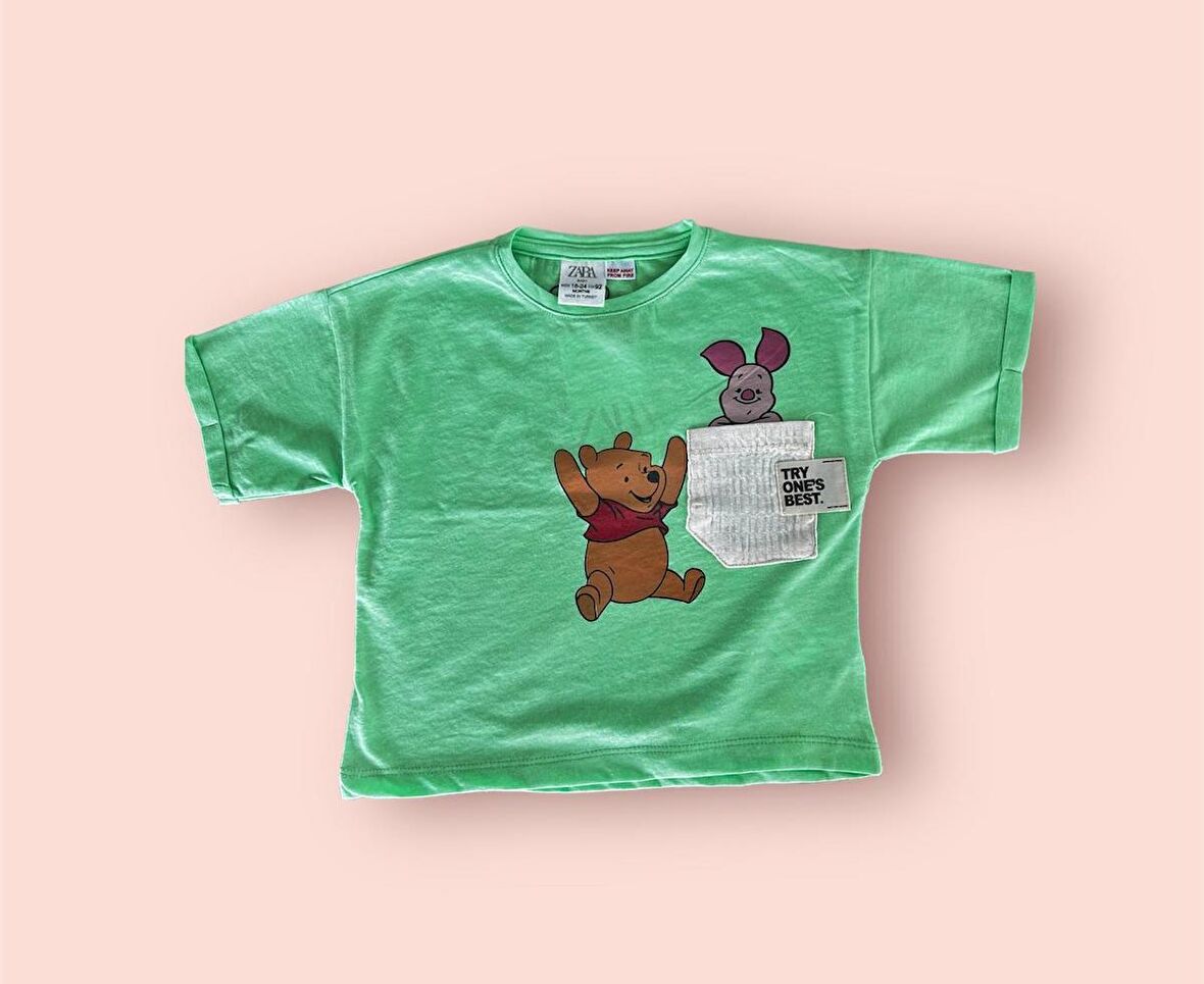 Pooh & Winie Basic Çocuk Tshirt