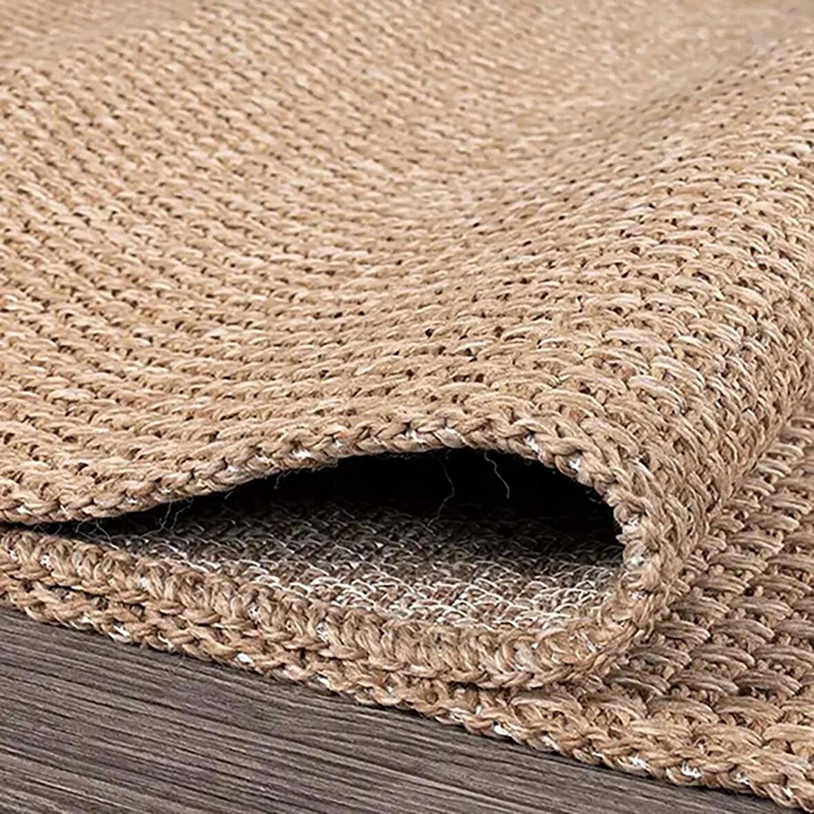 Naturel Jüt Halı Modern Örme Kilim