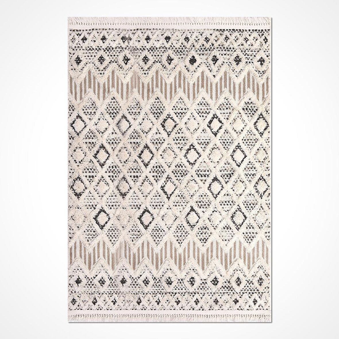 Yumuşak Örgü Shaggy Modern Dokuma Kilim