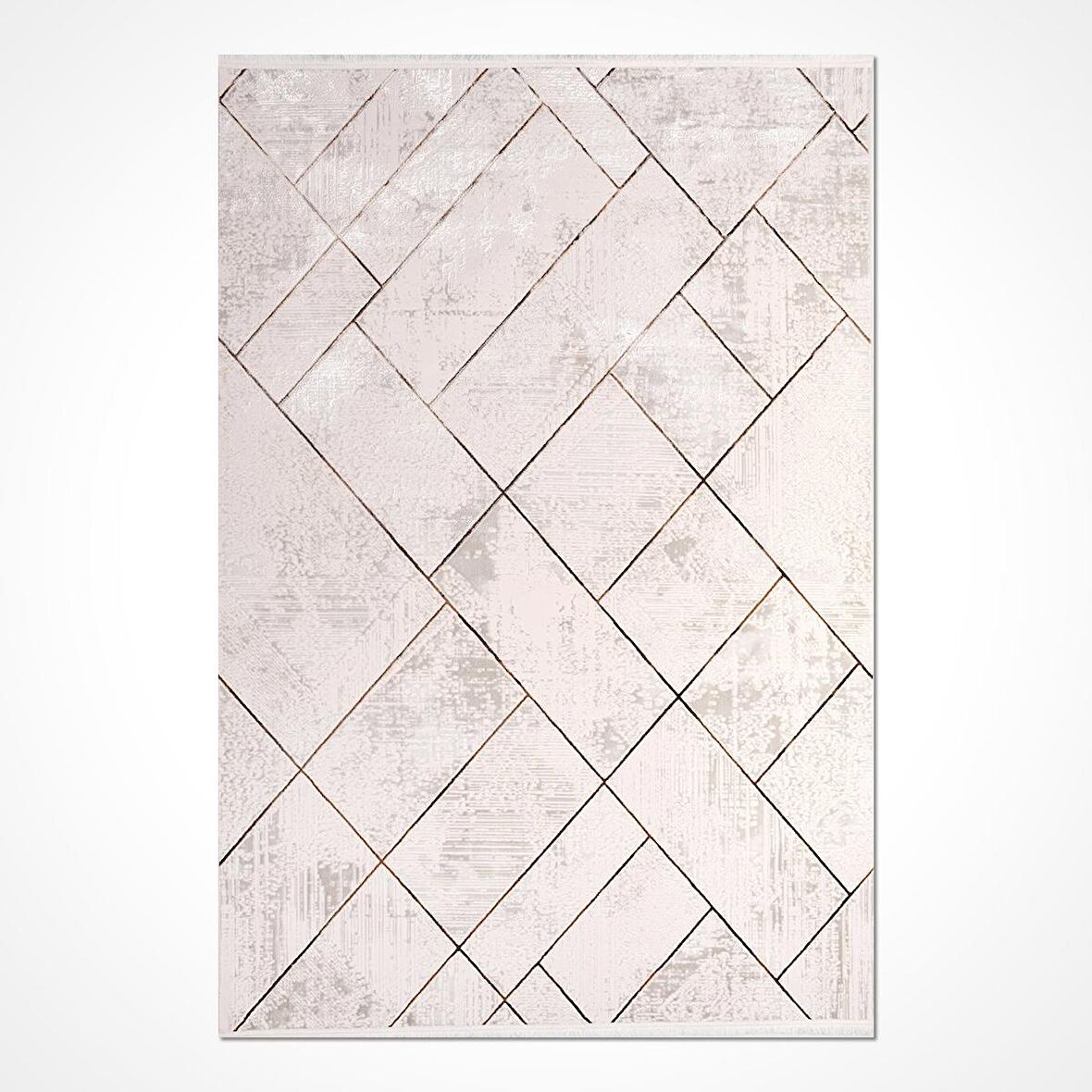 Geometrik Desen Modern Makine Halısı