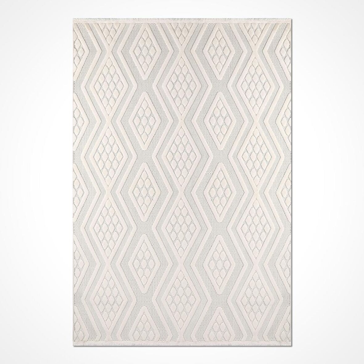 Geometrik Desen Bukle Modern Halı