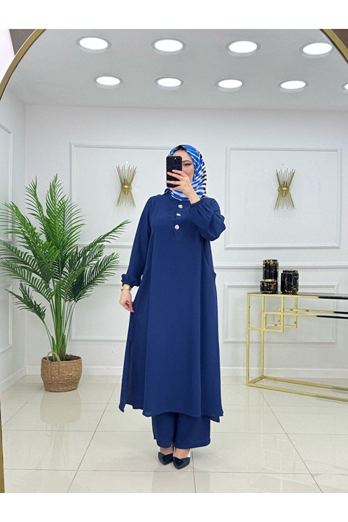 Kadın Tesettür 2'Li Takım Tunik & Pantolon