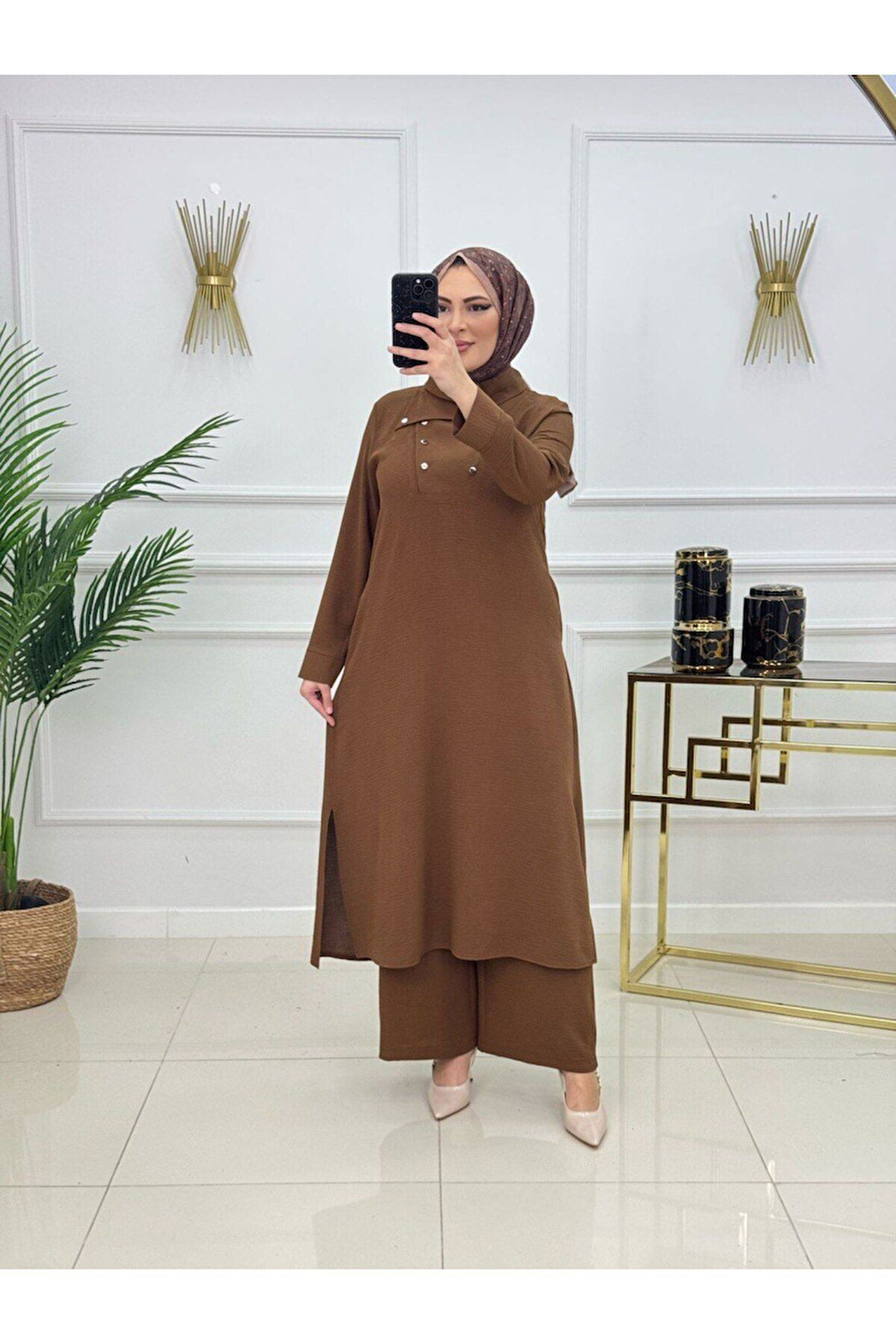 Kadın Tesettür 2'Li Takım Tunik & Pantolon