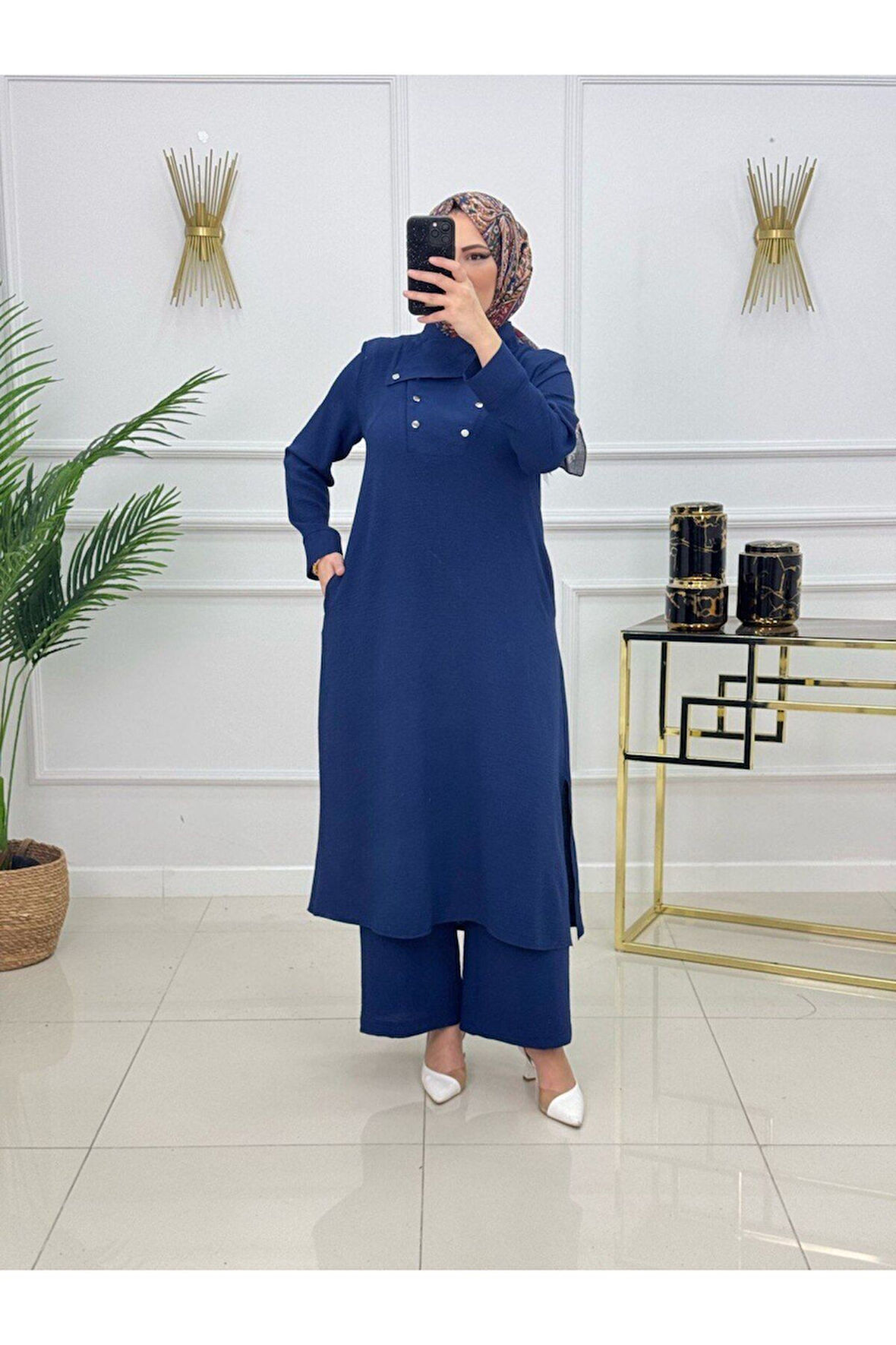 Kadın Tesettür 2'Li Takım Tunik & Pantolon