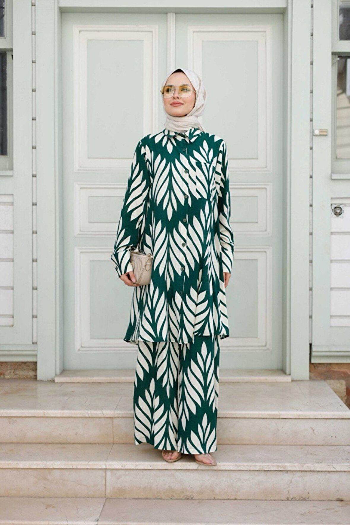 Kadın Tesettür 2'Li Takım Tunik & Pantolon
