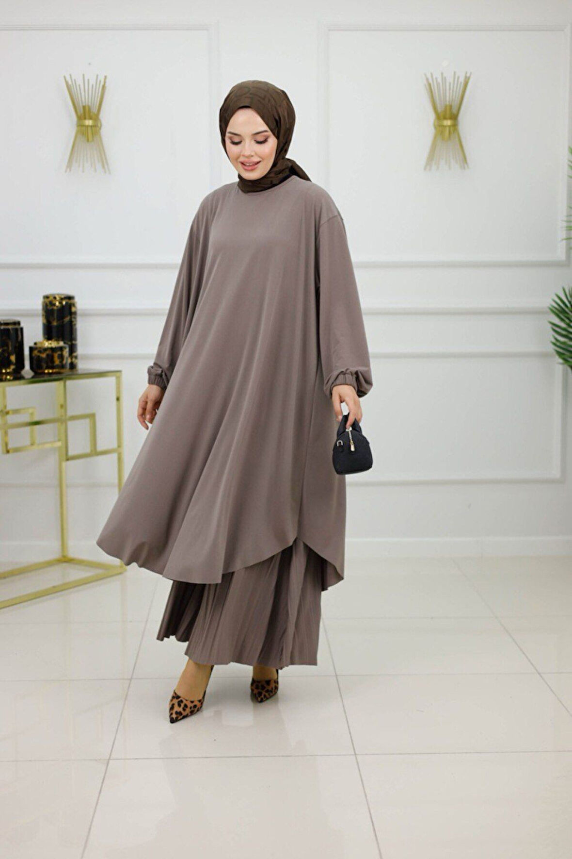 Kadın Tesettür 2'Li Takım Tunik & Pantolon