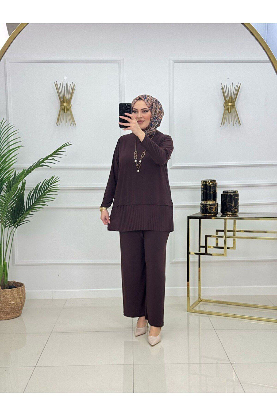 Kadın Tesettür 2'Li Takım Tunik & Pantolon