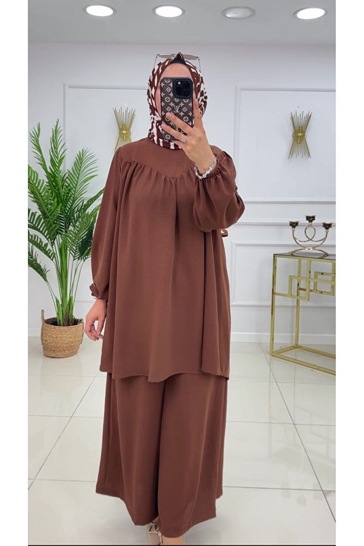 Kadın Tesettür 2'Li Takım Tunik & Pantolon