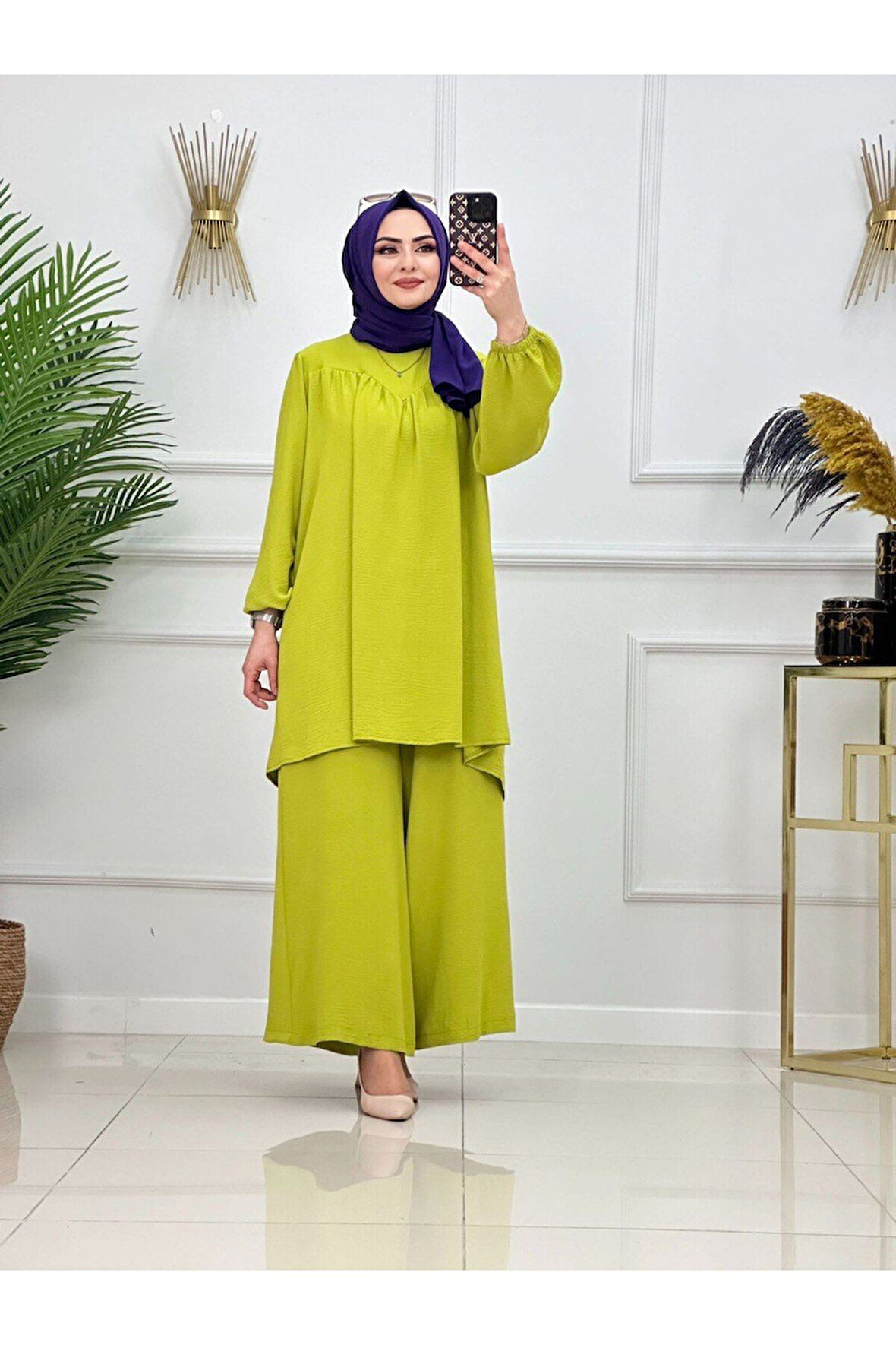 Kadın Tesettür 2'Li Takım Tunik & Pantolon