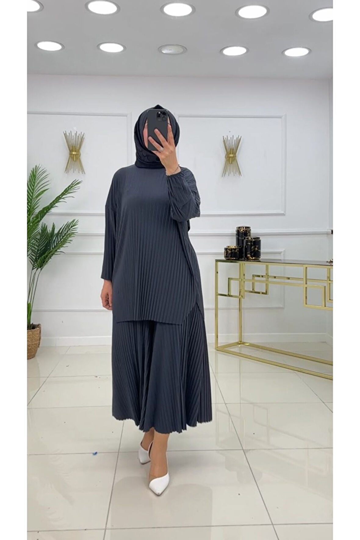 Kadın Tesettür 2'Li Takım Tunik & Pantolon Takımı