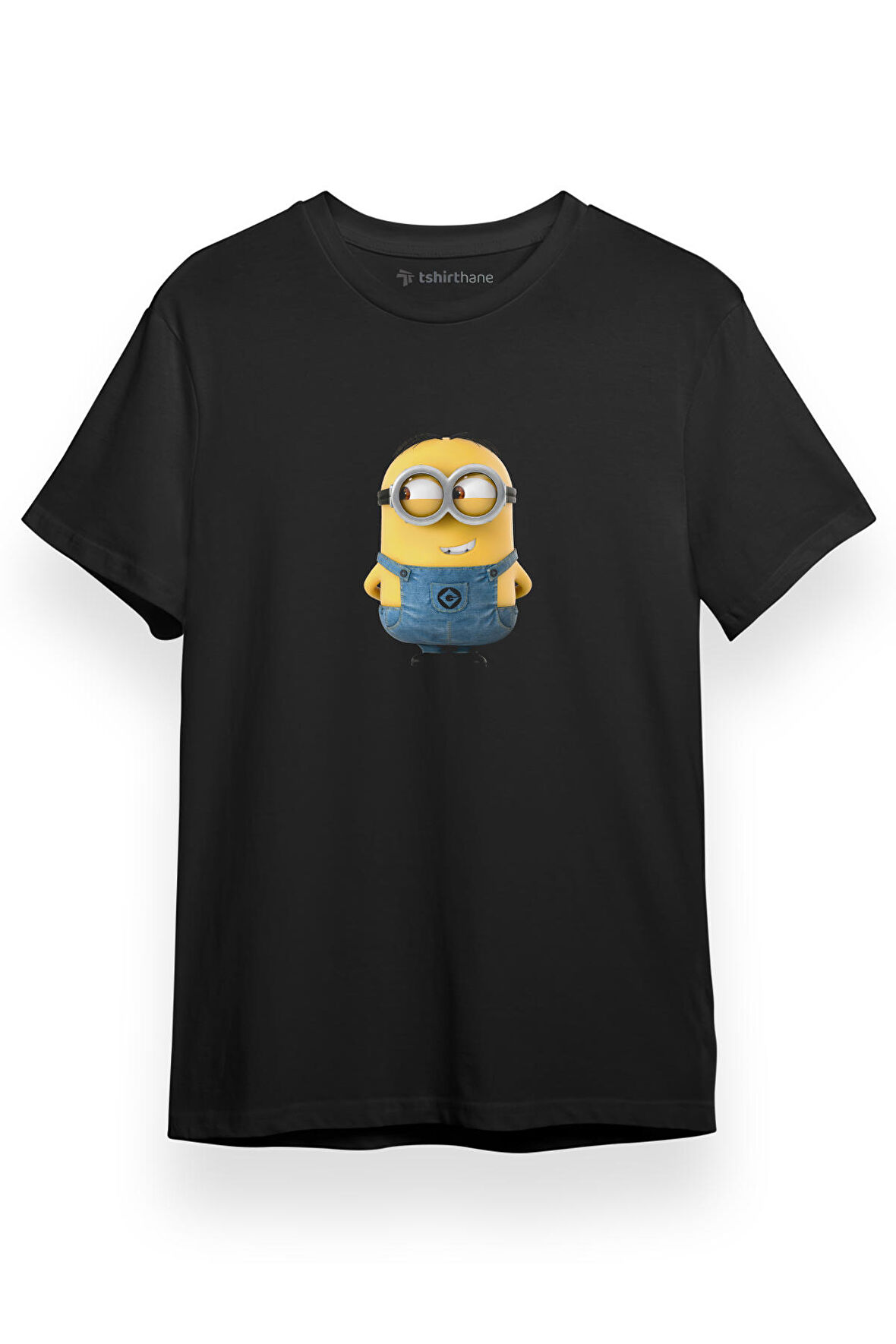 Sarı minyon Siyah Kısa kol Erkek Tshirt