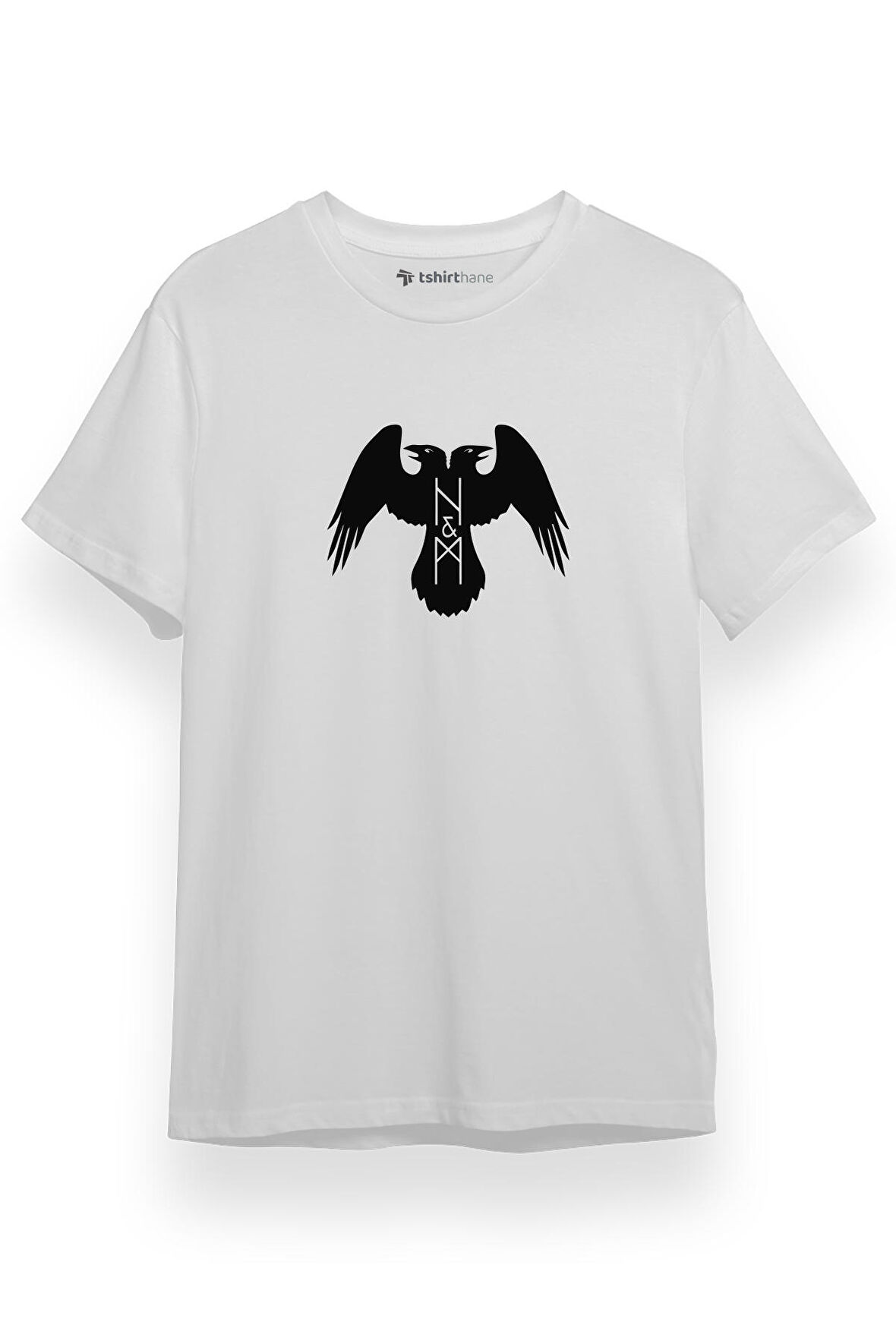 Thor's Ravens Huginn and Muninn Beyaz Kısa kol Erkek Tshirt