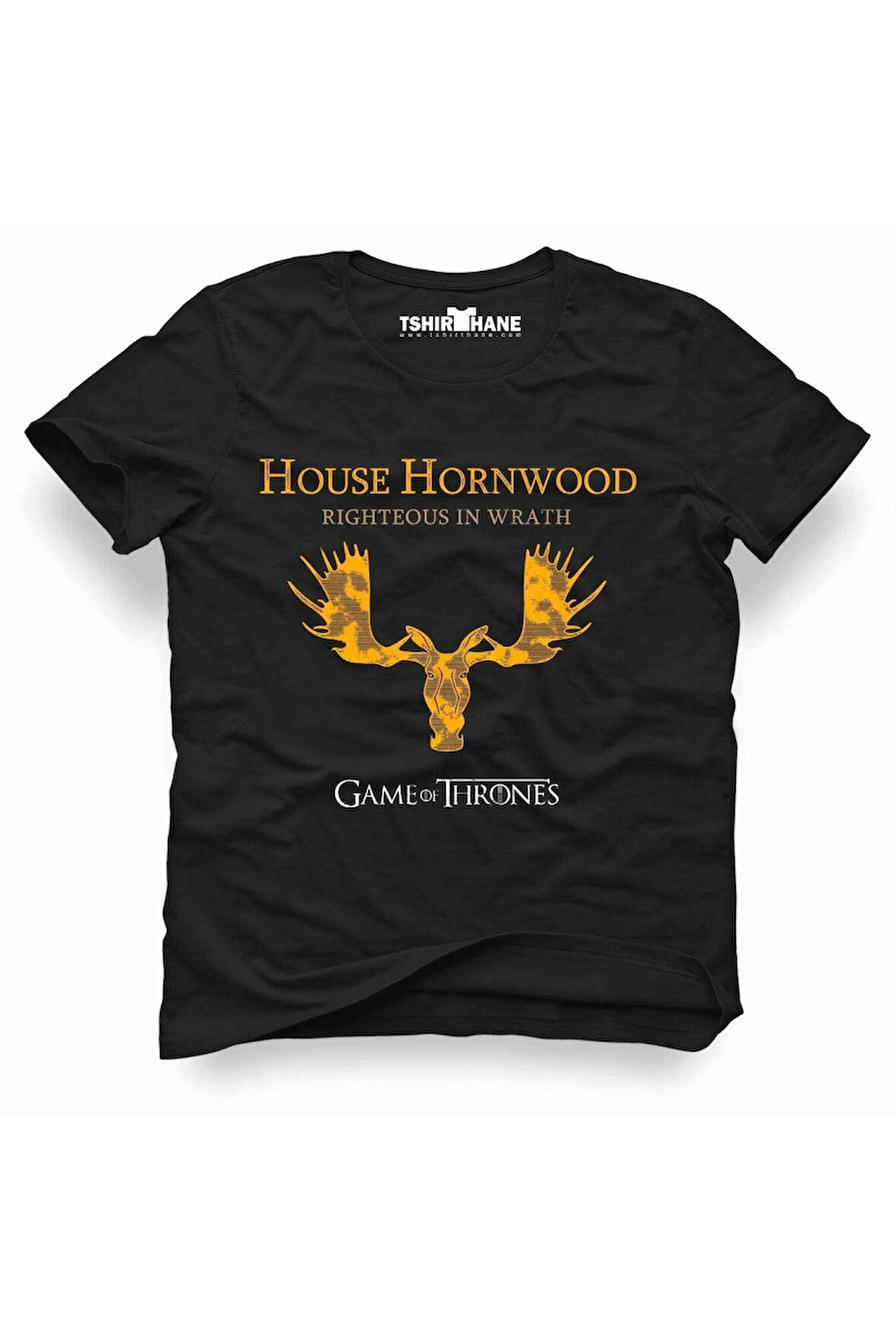 Tshirthane Game of Thrones HOUSE HORNWOOD  Tişört Erkek Tshirt