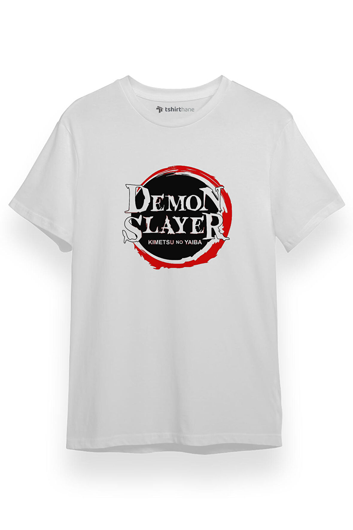 Demon Slayer Anime Squad Demon Slayer Kimetsu No Yaiba Beyaz Kısa kol Erkek Tshirt