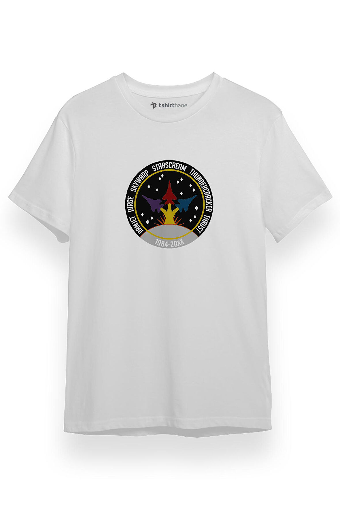 Transformers The Trine Beyaz Kısa kol Erkek Tshirt
