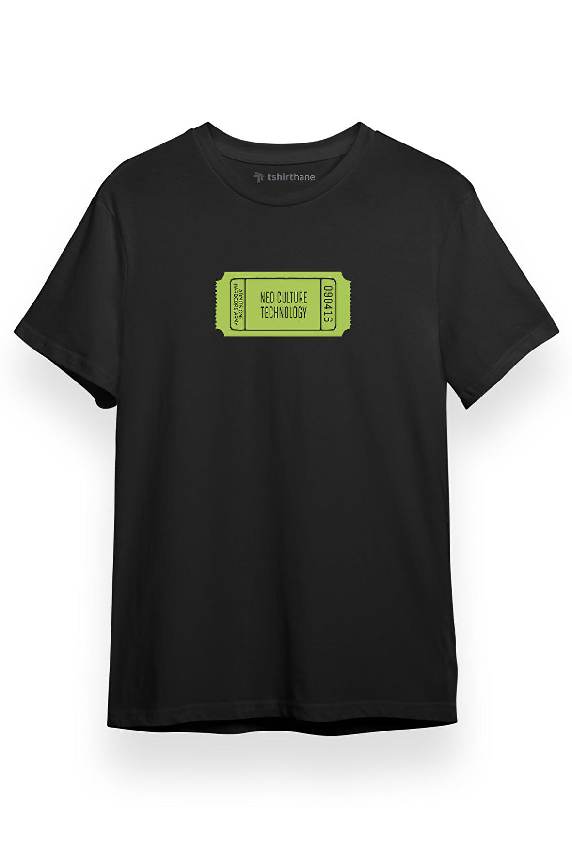 NCT Ticket Siyah Kısa kol Erkek Tshirt