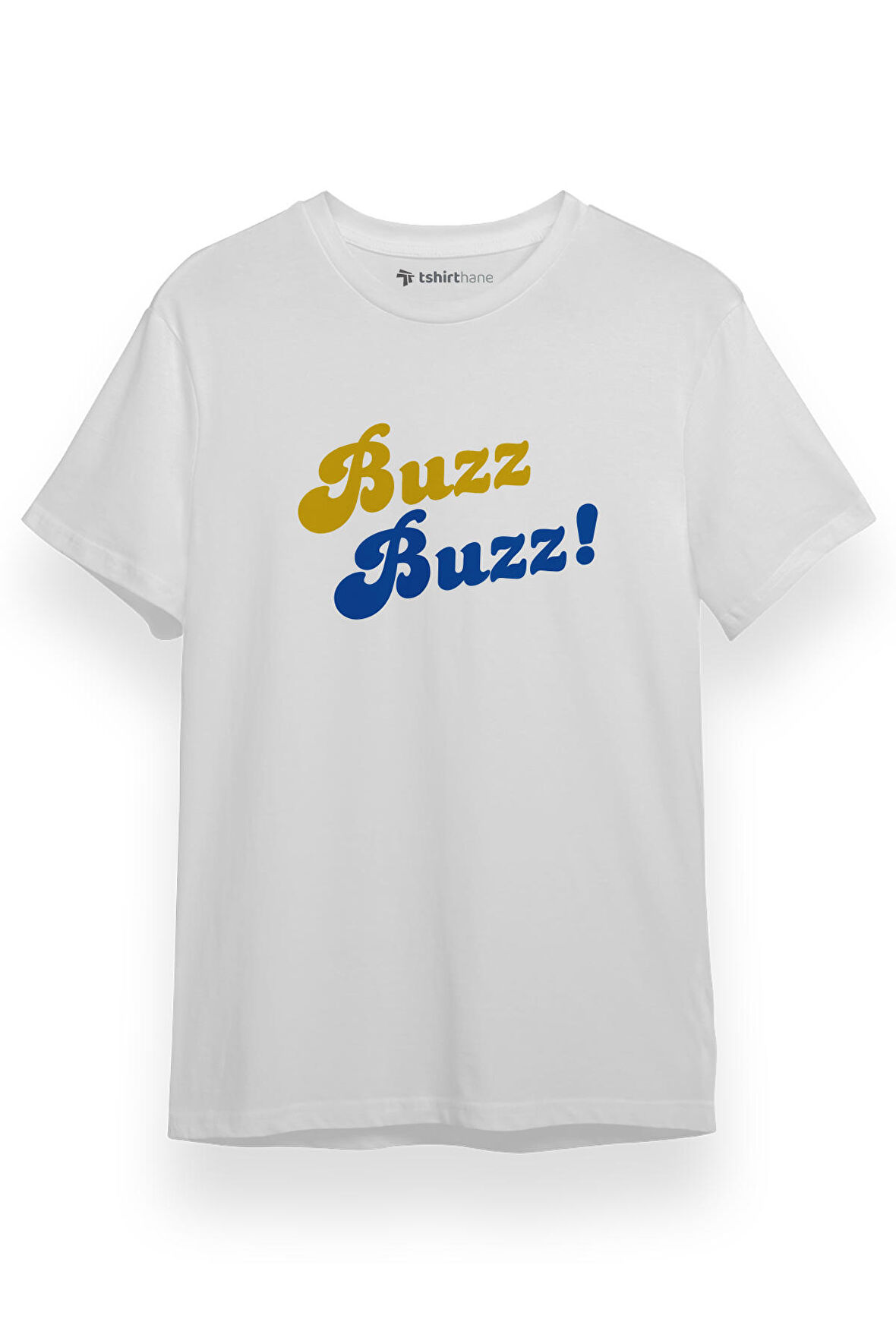Yellowjackets Buzz Buzz Beyaz Kısa kol Erkek Tshirt