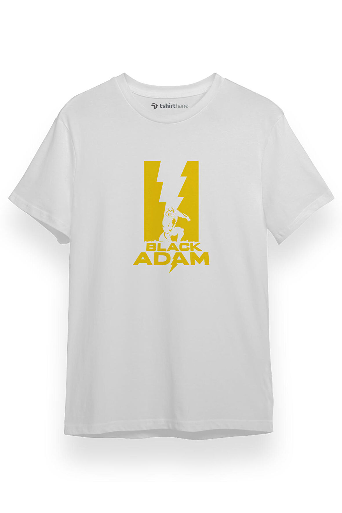 Black Adam Protect Beyaz Kısa kol Erkek Tshirt