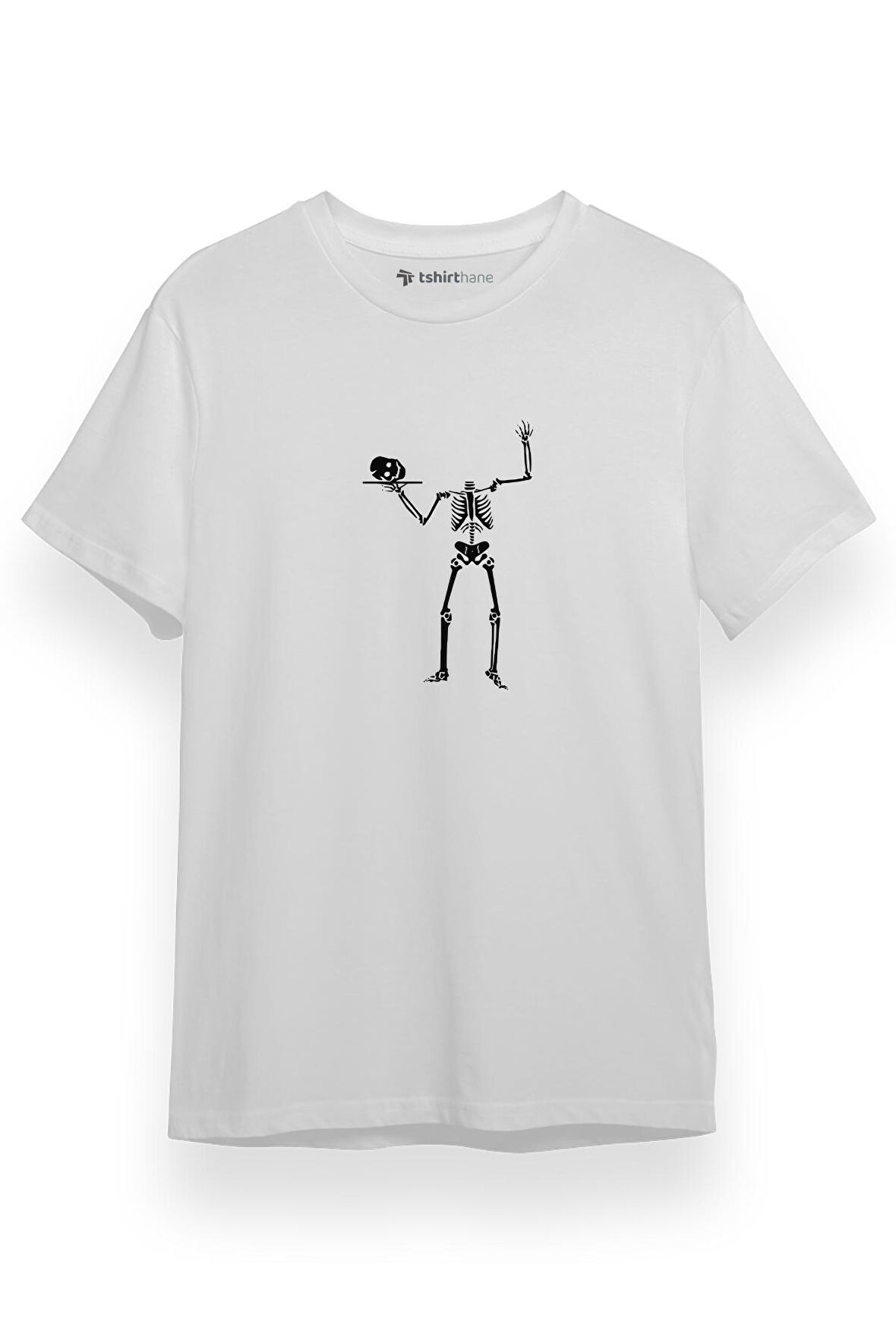 Decapitated Skeleton Icon Beyaz Kısa kol Erkek Tshirt
