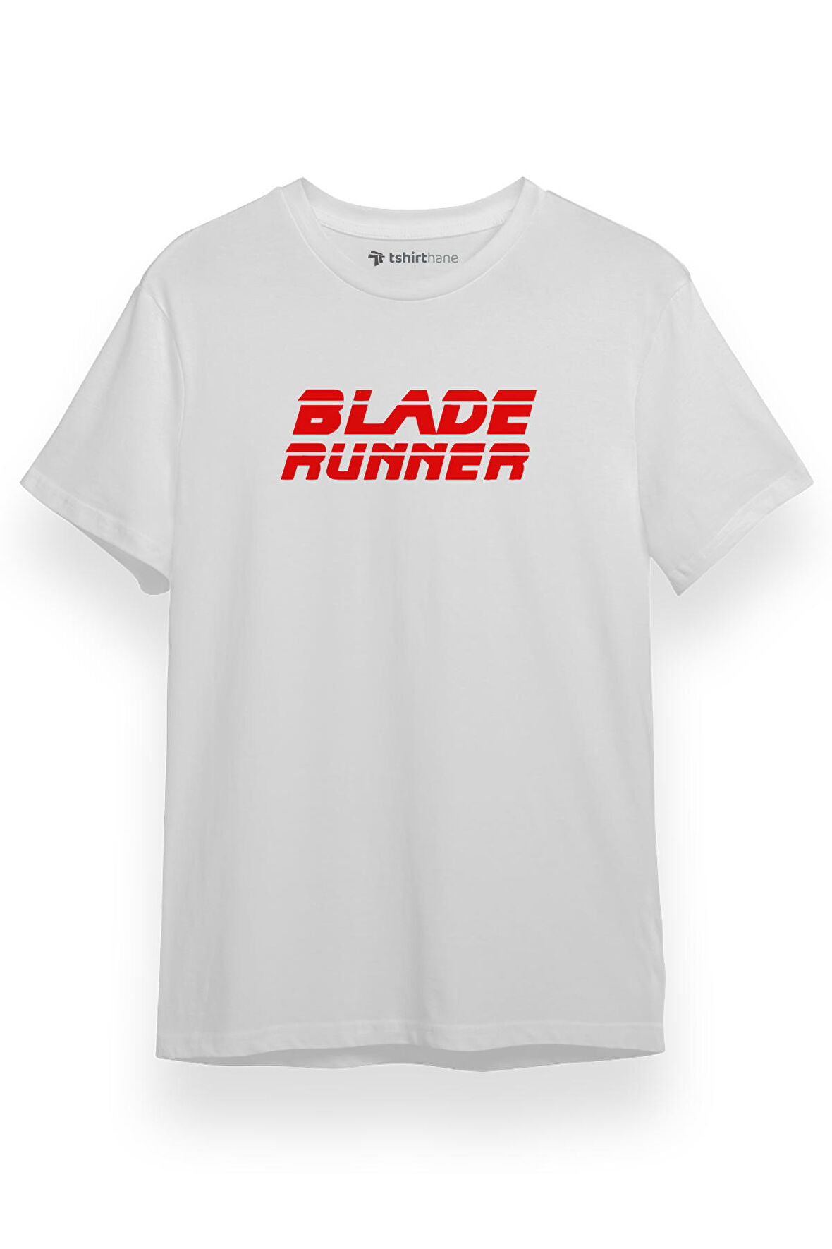 Blade Runner Logo Beyaz Kısa kol Erkek Tshirt
