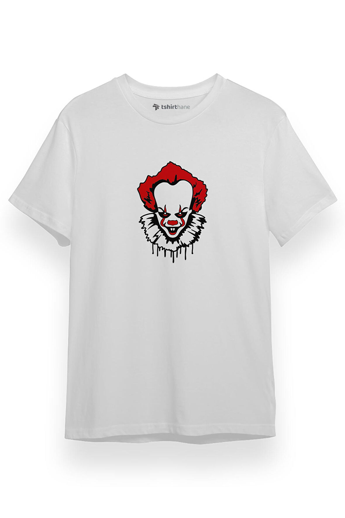 Penniwise Face Beyaz Kısa kol Erkek Tshirt