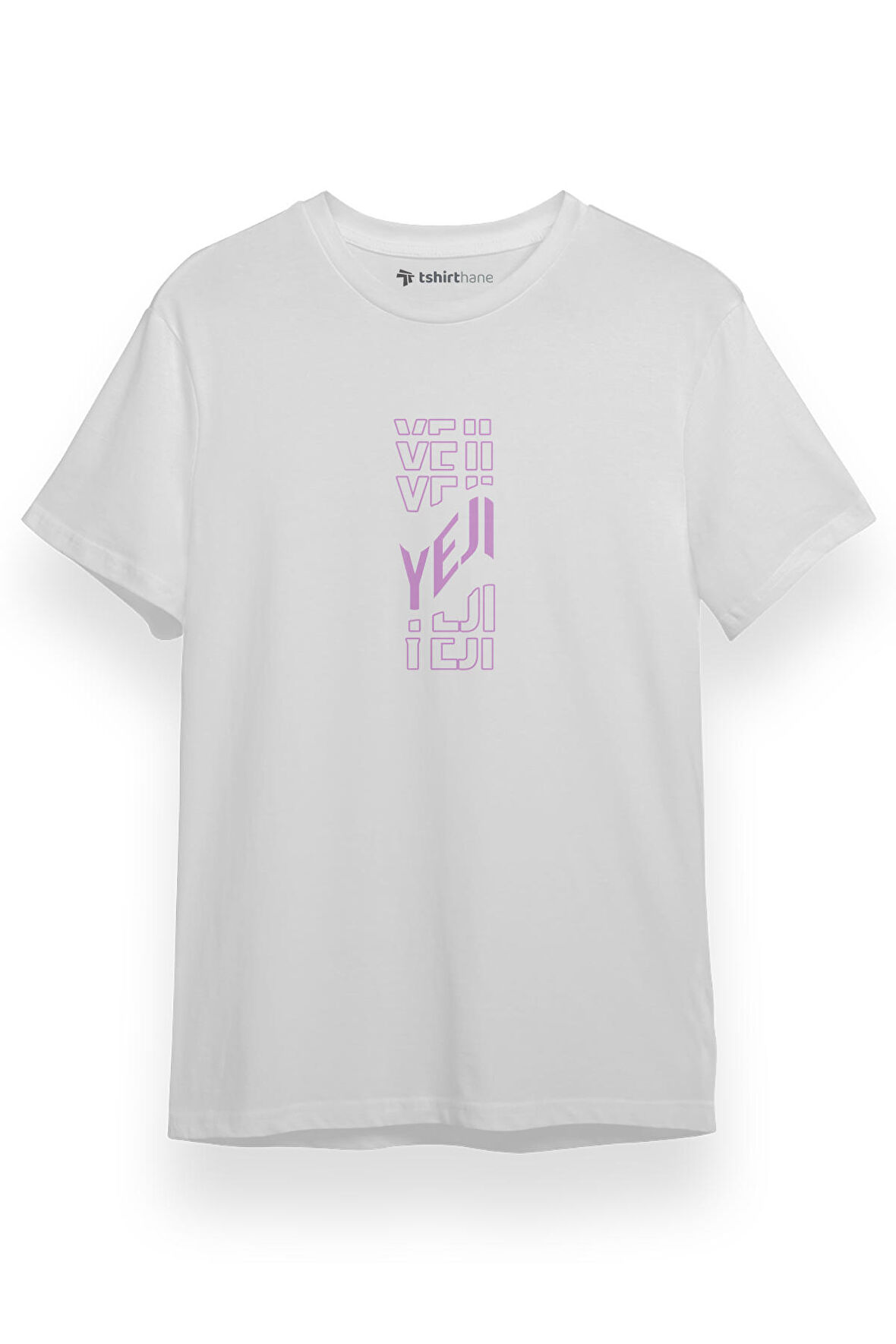 ITZY Yeji Beyaz Kısa kol Erkek Tshirt