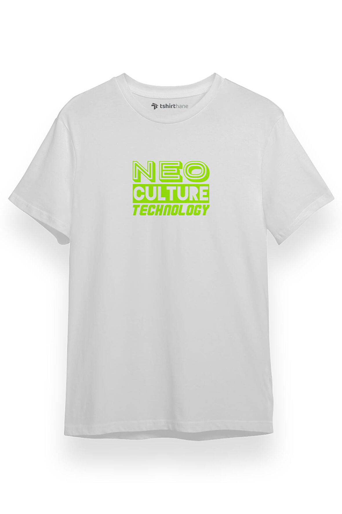 NCT Neo Culture Technology Letter Logo Beyaz Kısa kol Erkek Tshirt