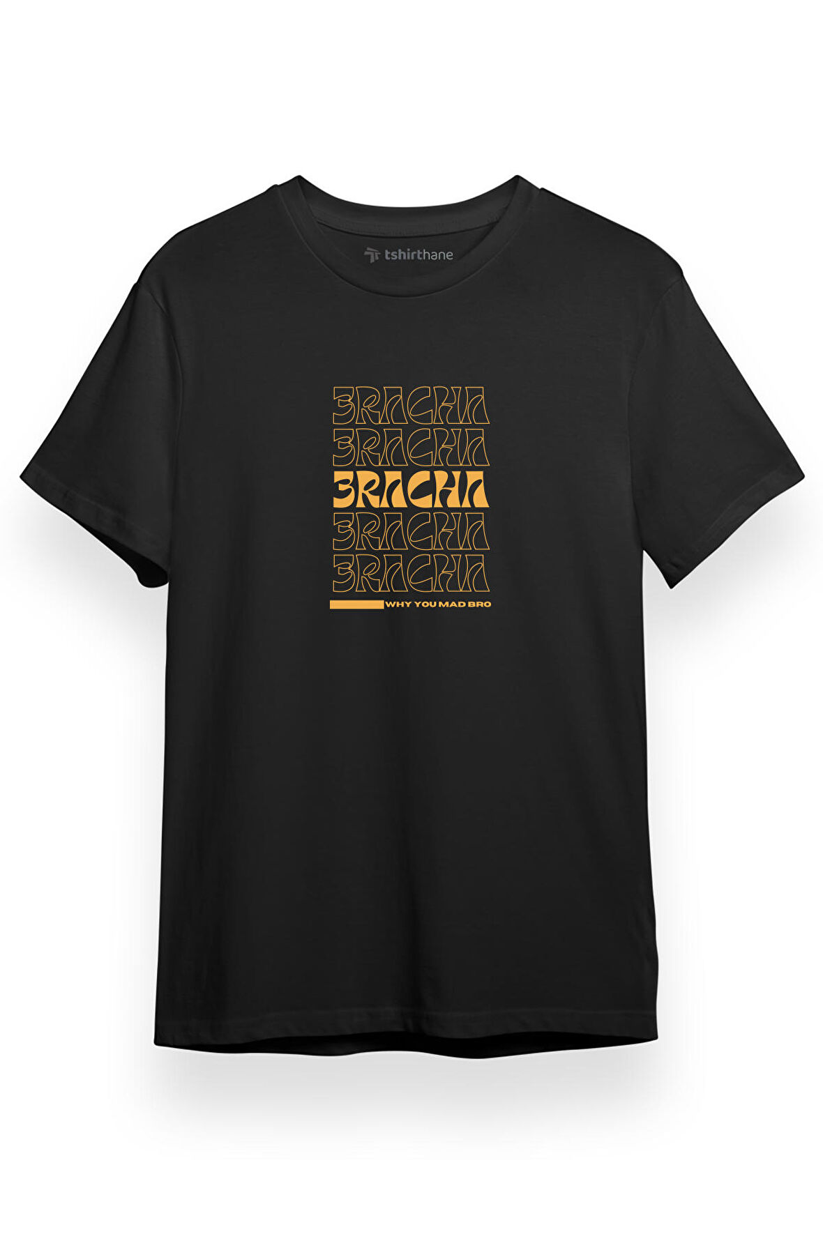 Stray Kids 3Racha Siyah Kısa kol Erkek Tshirt