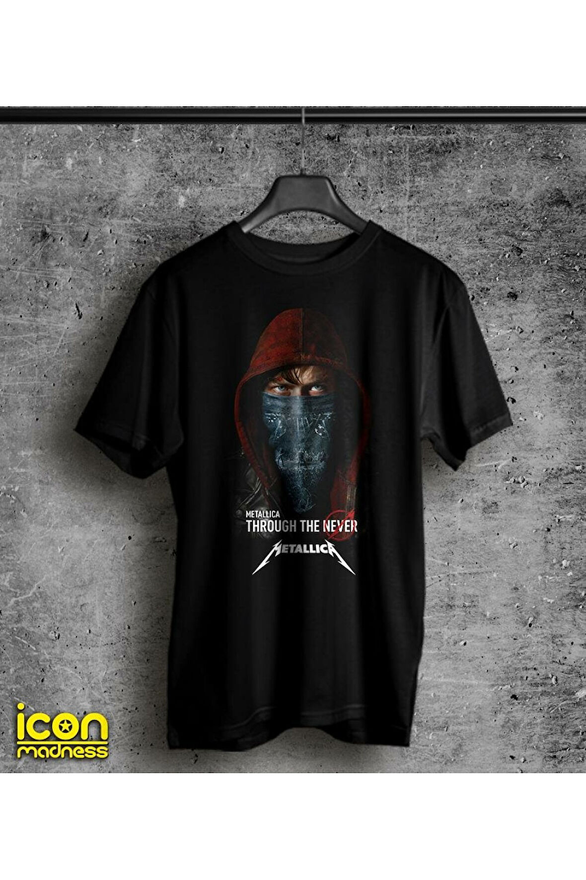 IconMadness Metallica Basklı Müzik Tişört Kısakollu Tshirt