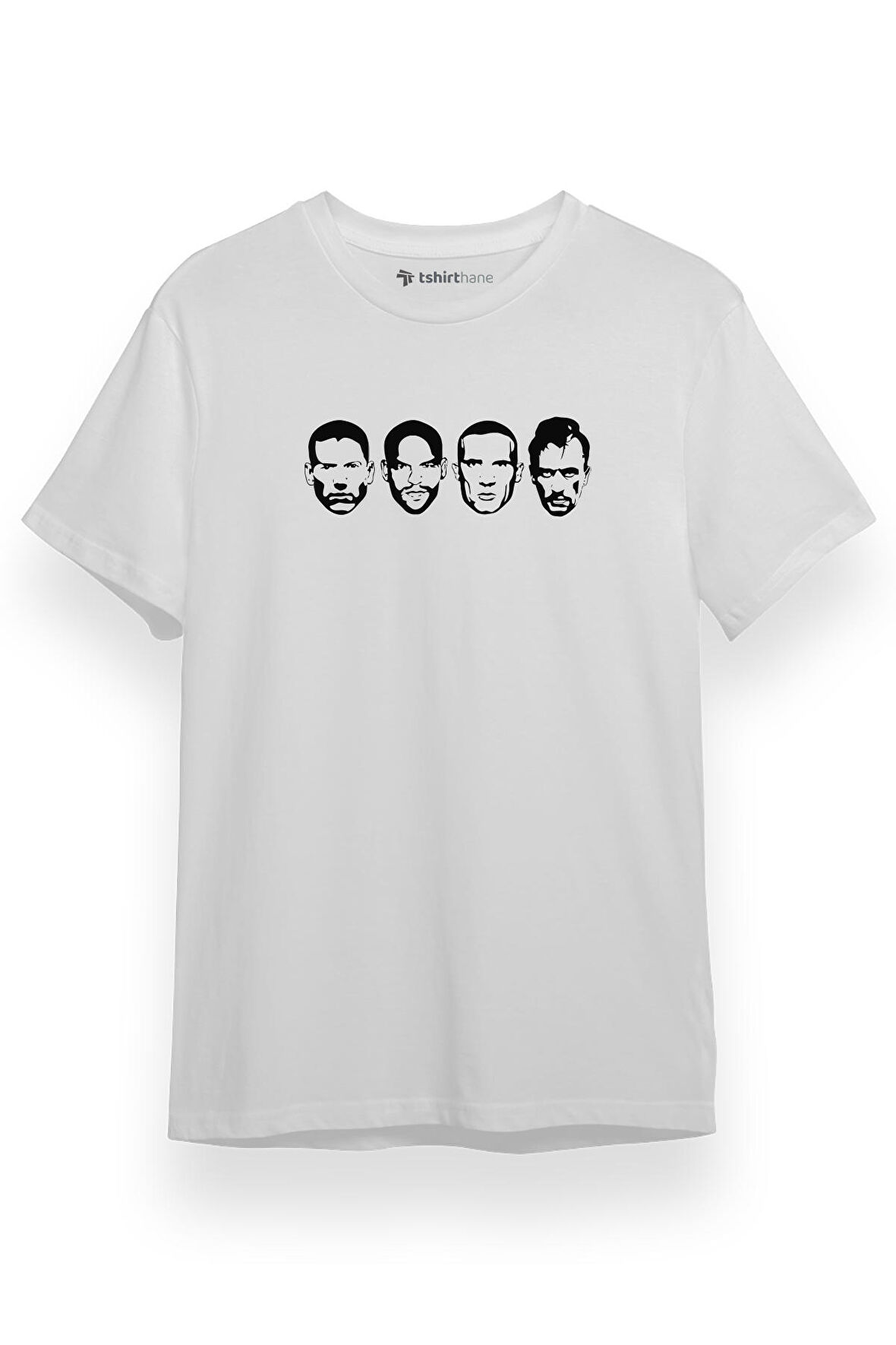 Prison Break Team Beyaz Kısa kol Erkek Tshirt