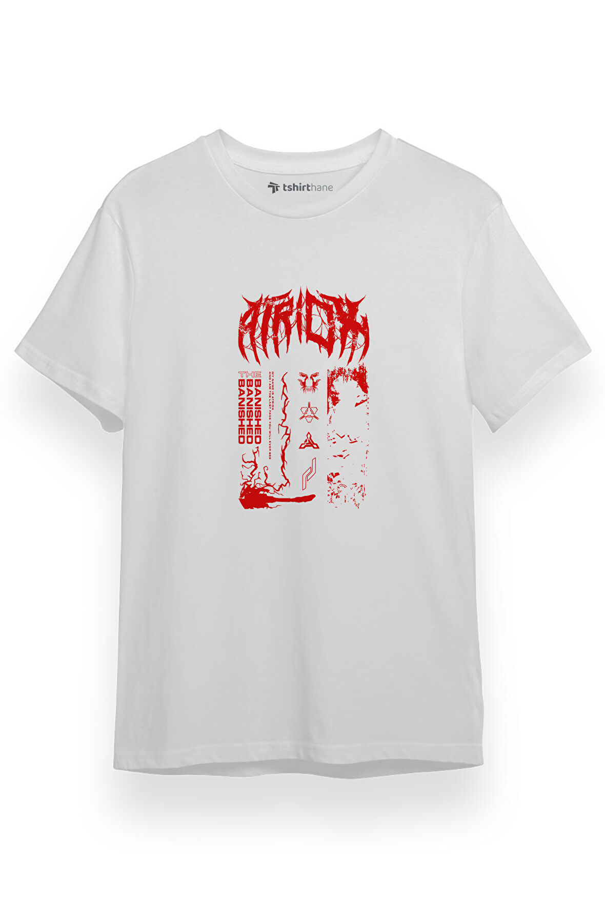 Halo Atriox Aesthetic Beyaz Kısa kol Erkek Tshirt