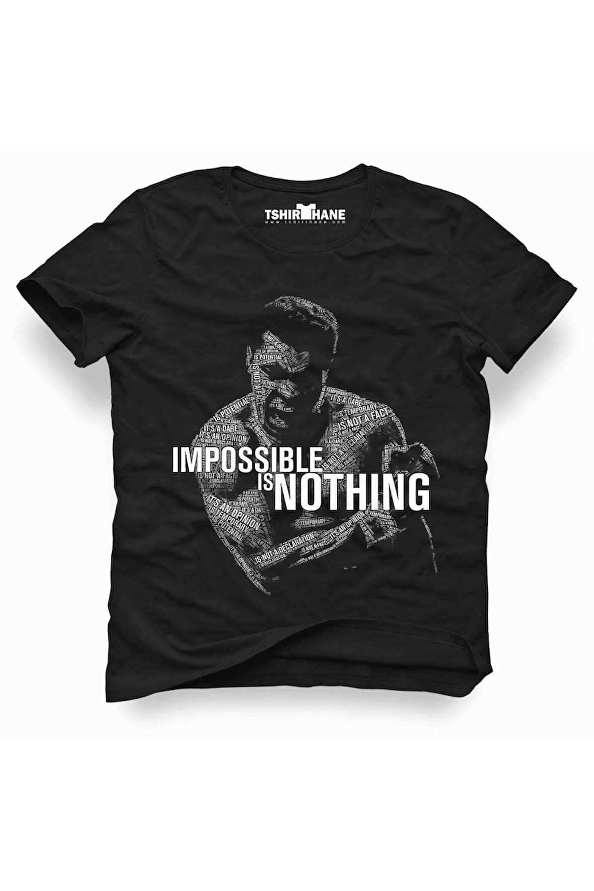 Tshirthane Mohamed ali typography Tişört Erkek Tshirt