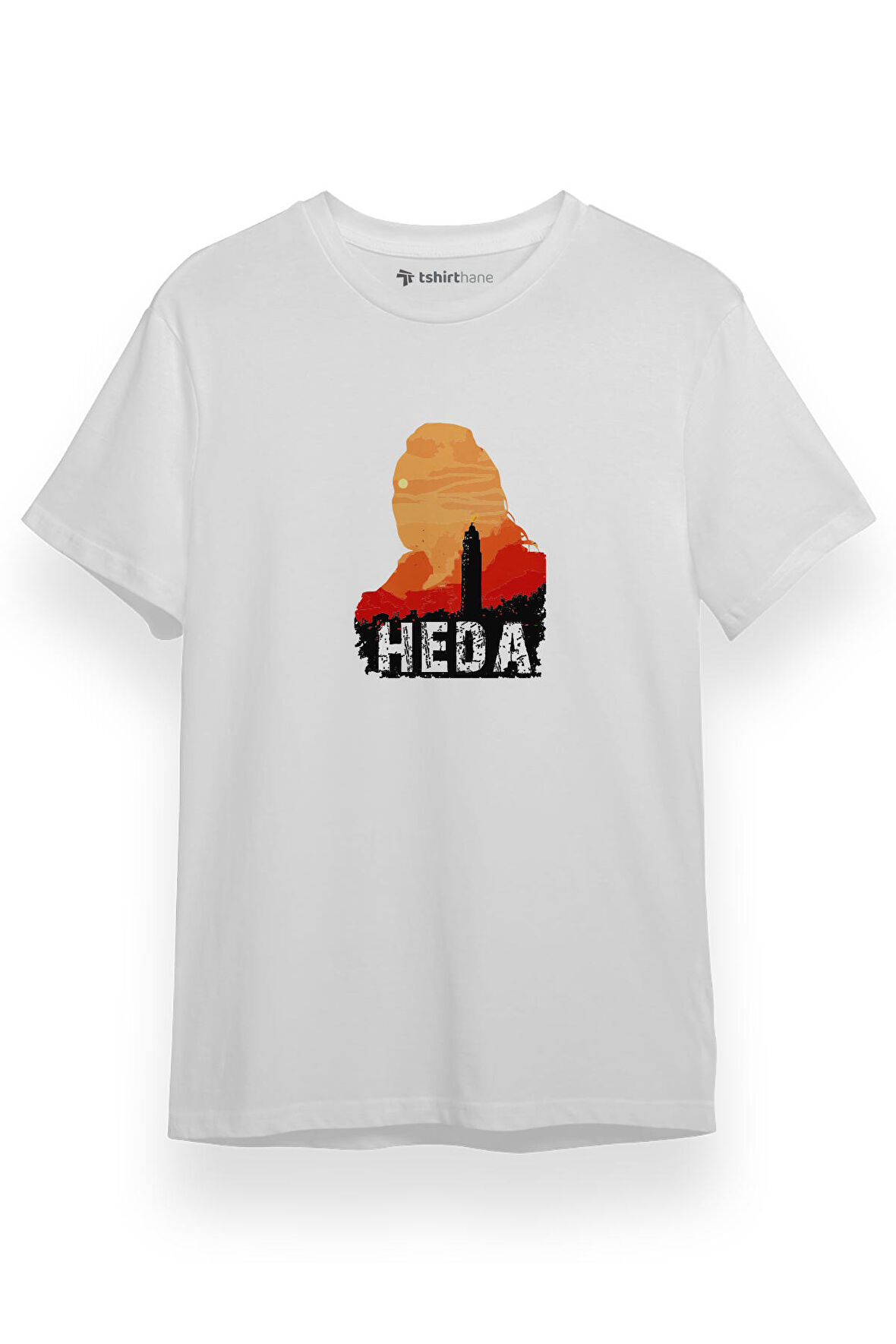 The 100 Heda Lexa Beyaz Kısa kol Erkek Tshirt