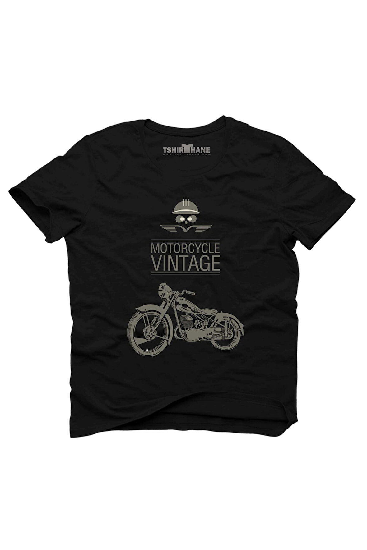 Tshirthane Motorcycle Vintage Tişört Erkek Tshirt