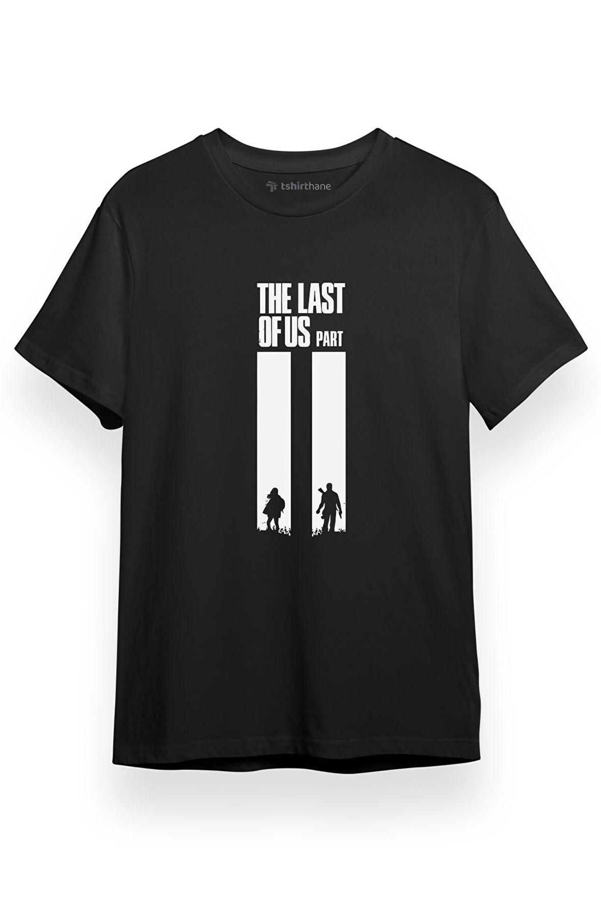The Last Of Us Part II Ellie Joel Siyah Kısa kol Erkek Tshirt