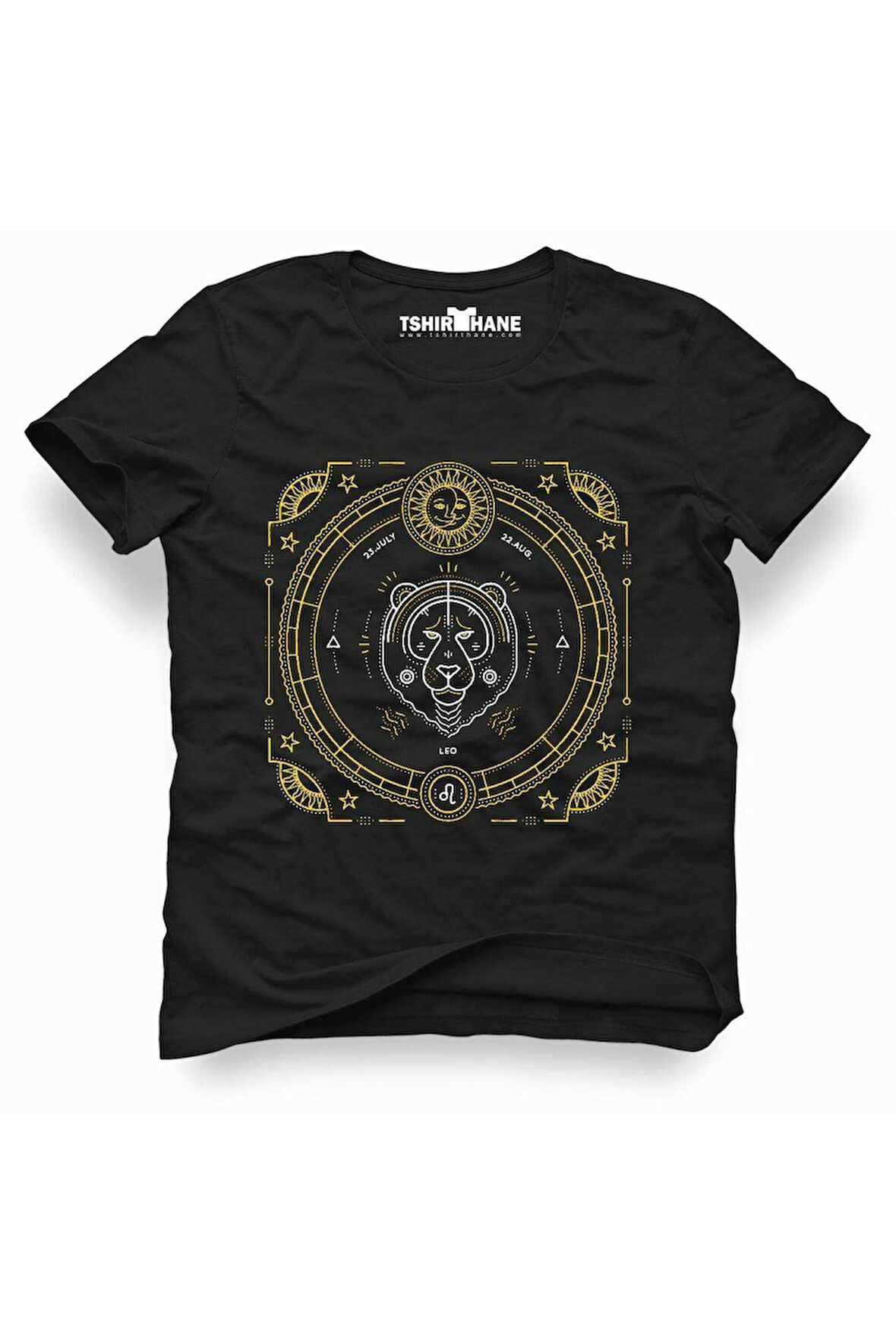 Tshirthane Aslan Burcu Leo  Tişört Erkek Tshirt