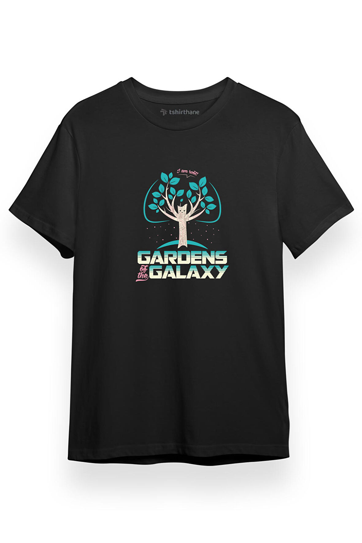 Gardens Of The Galaxy Siyah Kısa kol Erkek Tshirt