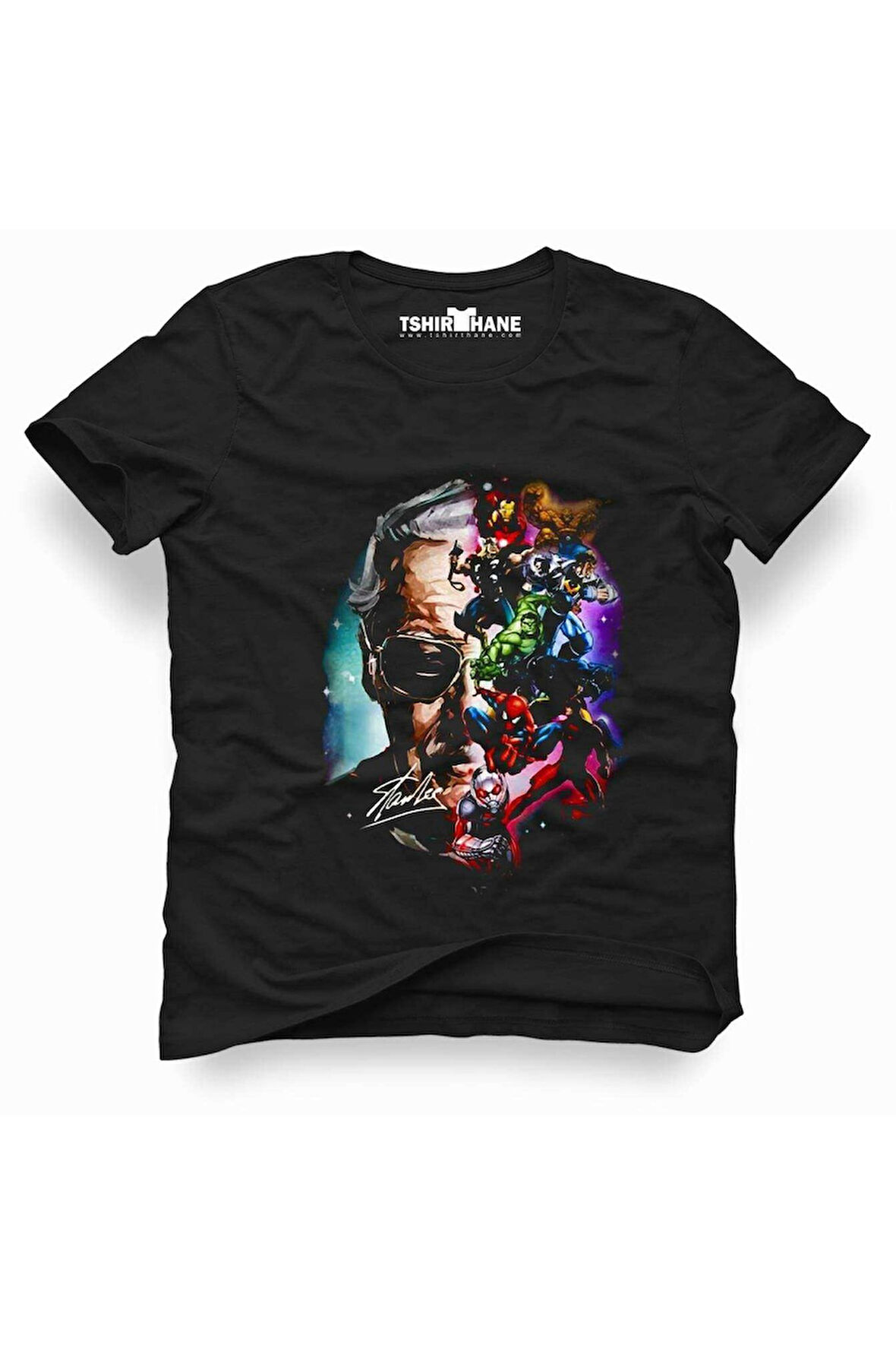 Tshirthane Marvel stan lee brush Tişört Erkek Tshirt