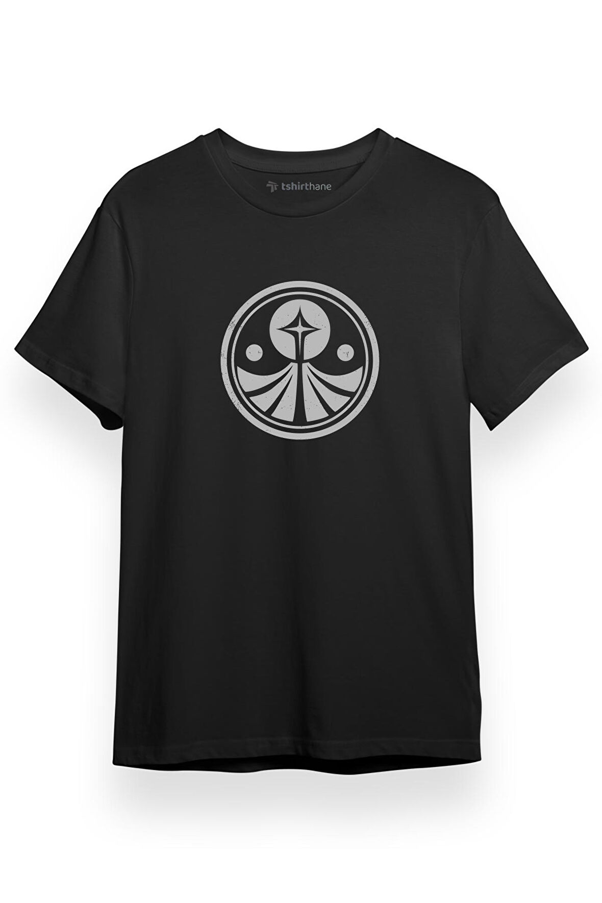 Foundation Logo Siyah Kısa kol Erkek Tshirt