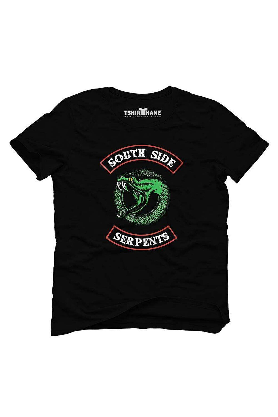 Tshirthane Riverdale South side Serpents siyah Tişört Erkek Tshir