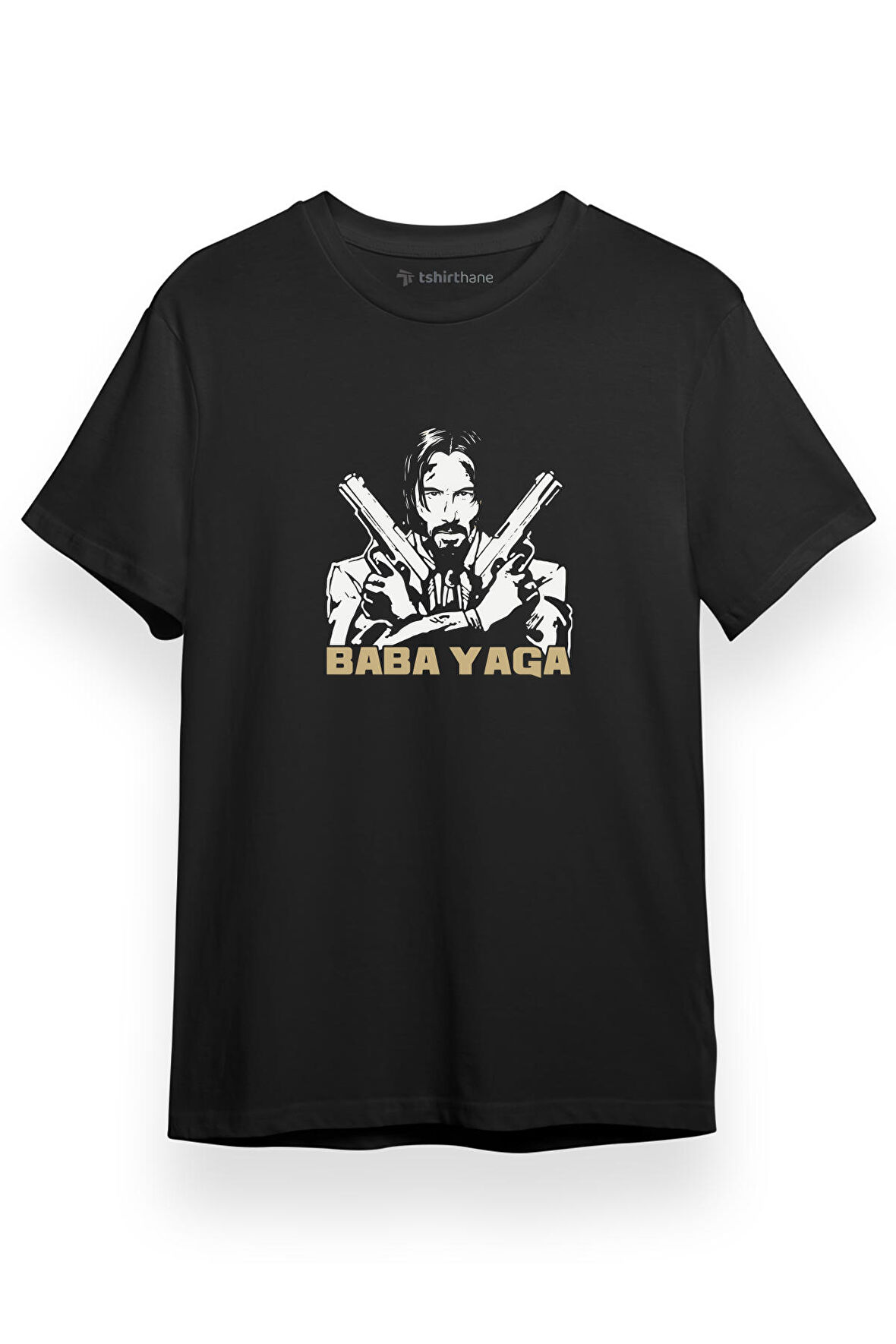 John Wick Baba Yaga Siyah Kısa kol Erkek Tshirt