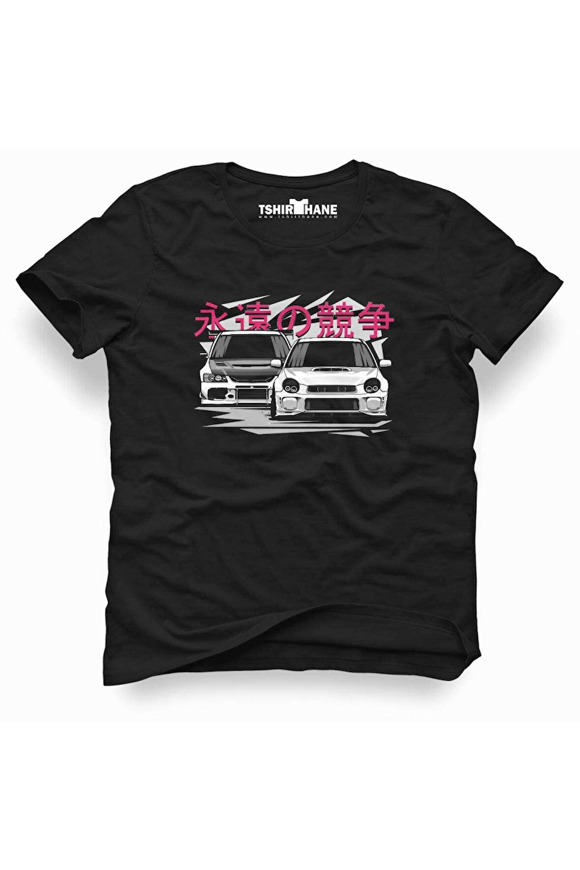 Tshirthane Subaru vs evo Tişört Erkek Tshirt