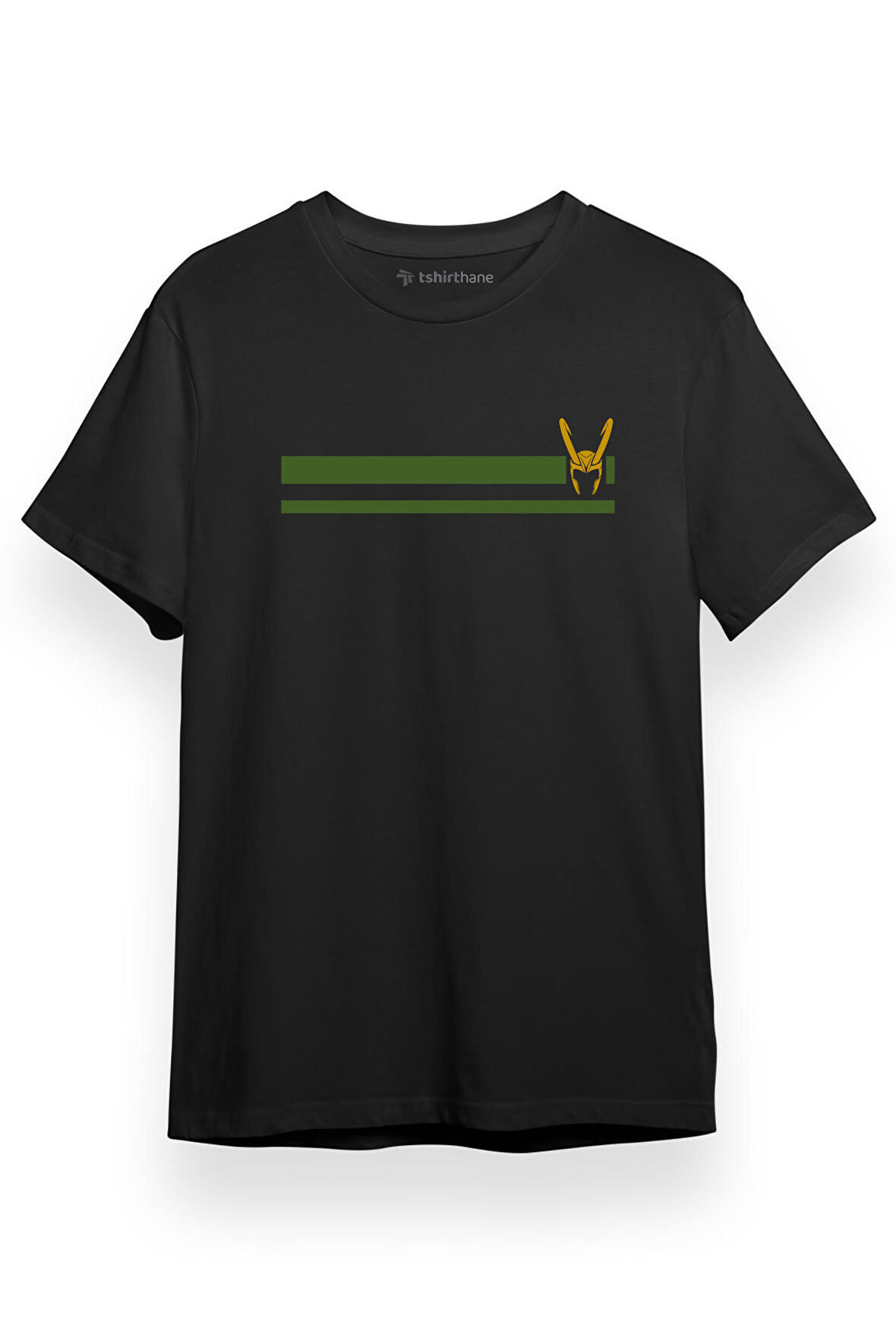 Loki Glorious Purpose Siyah Kısa kol Erkek Tshirt